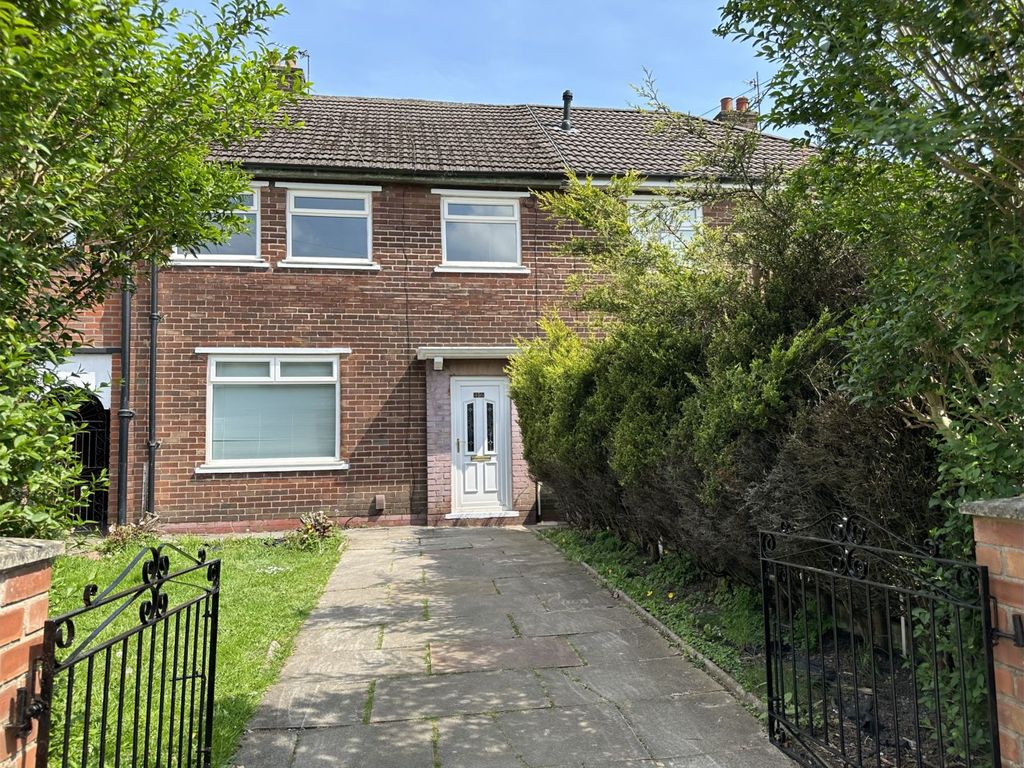 3 bed terraced house for sale in Winchester Road, Manchester M30, £