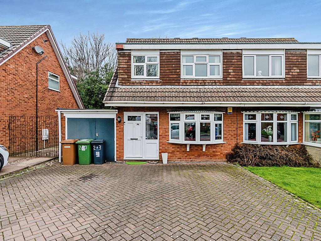 3 bed semidetached house for sale in Kewstoke Road, Willenhall WV12