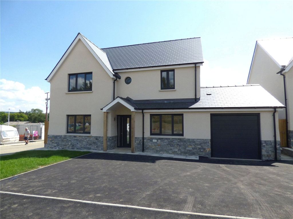 New home, 4 bed detached house for sale in Station Road, Llanwrtyd