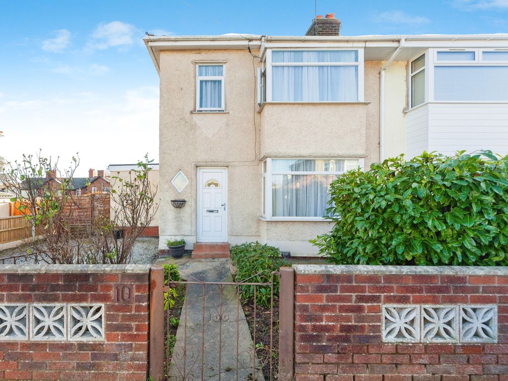 3 bed semidetached house for sale in Caernarvon Close, Deeside CH5, £