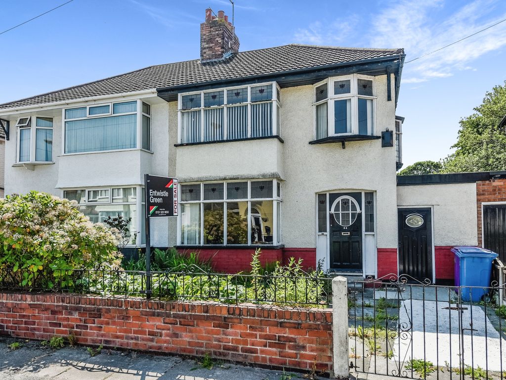 3 bed semidetached house for sale in Willowdale Road, Walton, Liverpool, Merseyside L9, £
