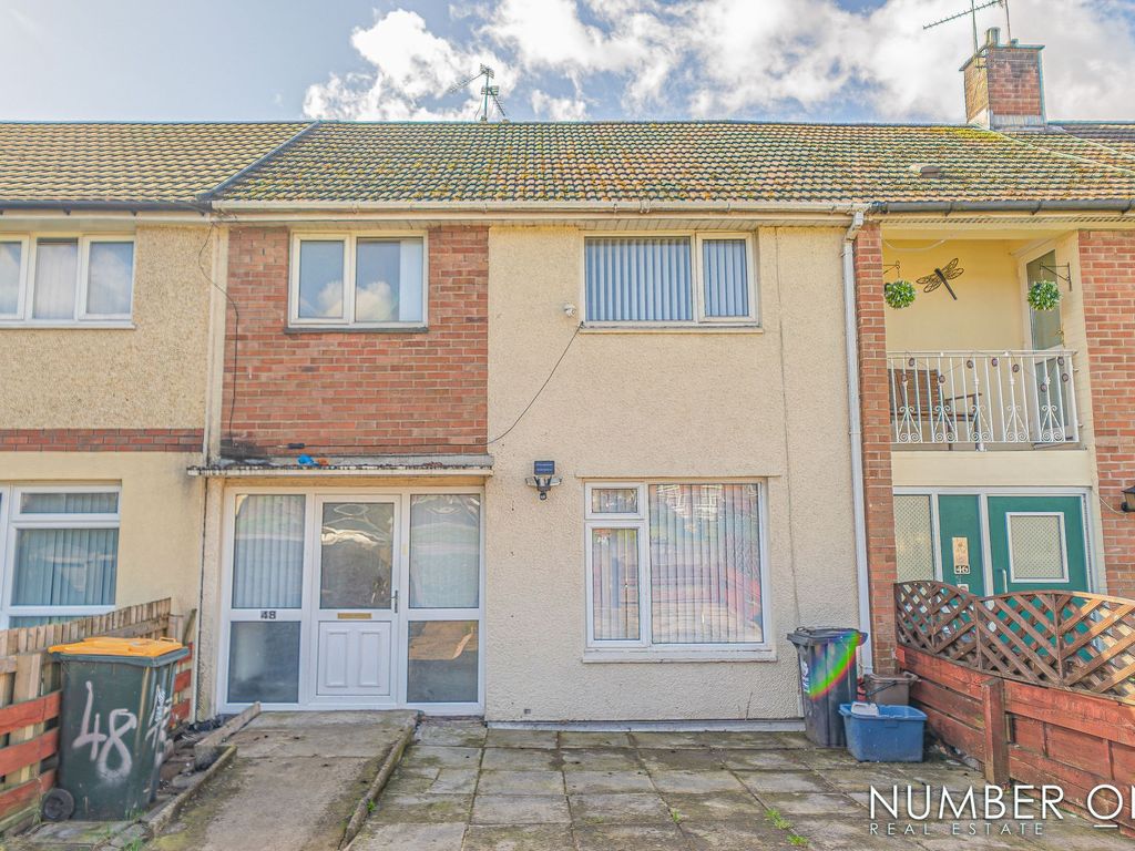 3 bed terraced house for sale in Beatty Road, Newport NP19, £140,000