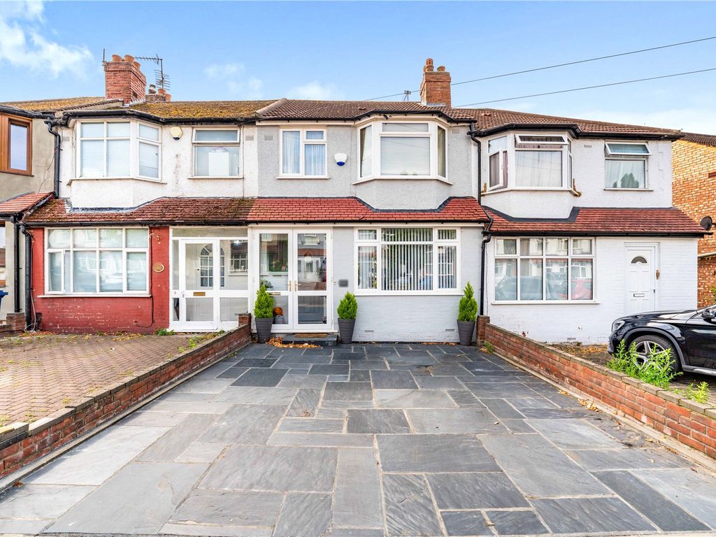 3 bed terraced house for sale in Conway Crescent, Perivale, Greenford