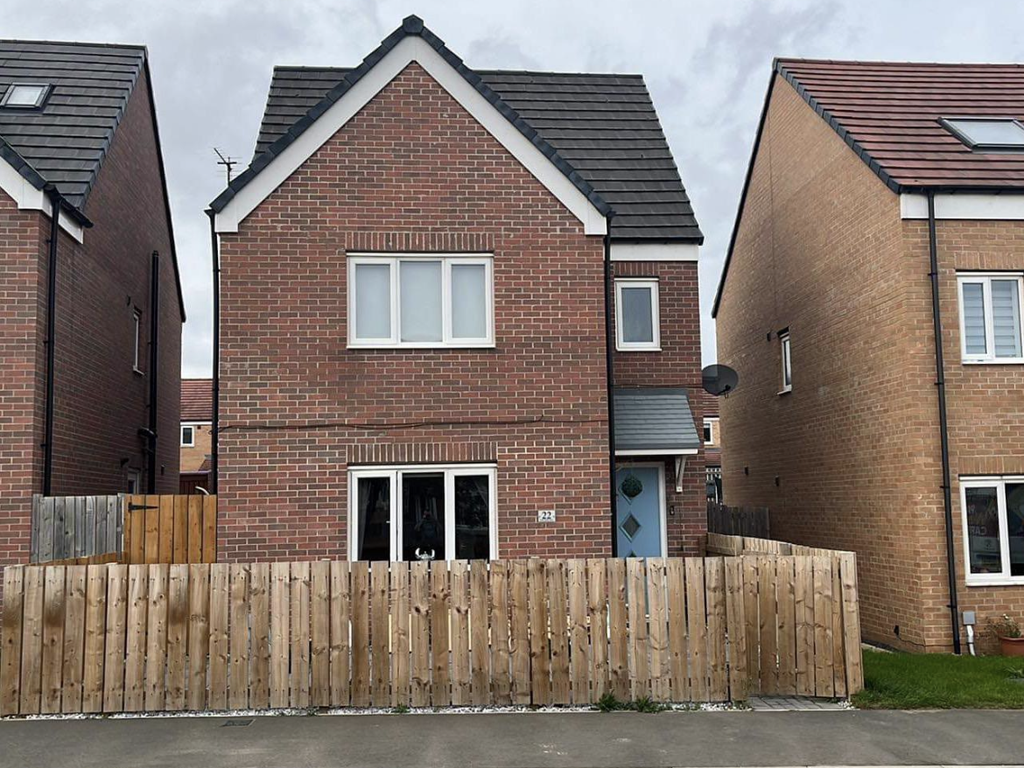 4 bed detached house for sale in Pine Valley Way, Ashington NE63, £