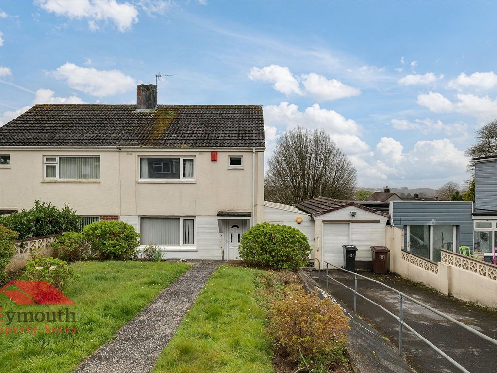 3 bed semidetached house for sale in Huntingdon Gardens, Plymouth PL5