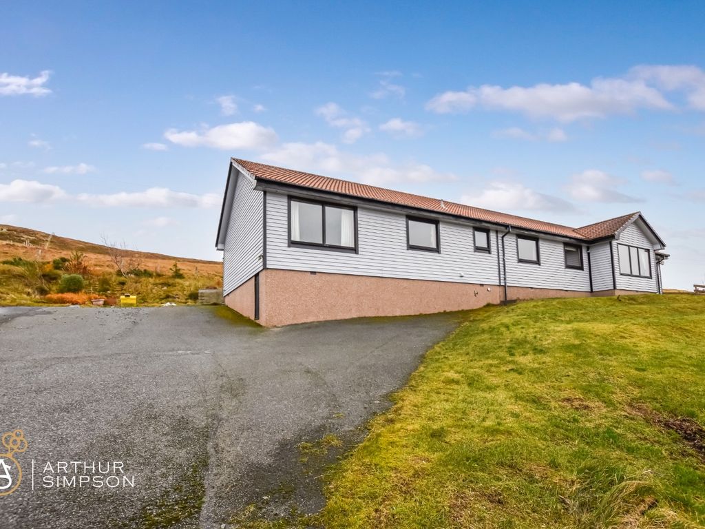 4 bed detached bungalow for sale in Kirstjenn, Vidlin, Shetland ZE2, £