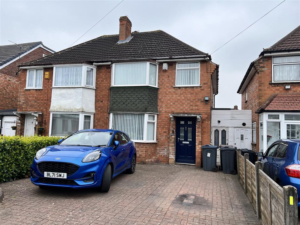 3 bed semidetached house for sale in Falmouth Road, Hodge Hill