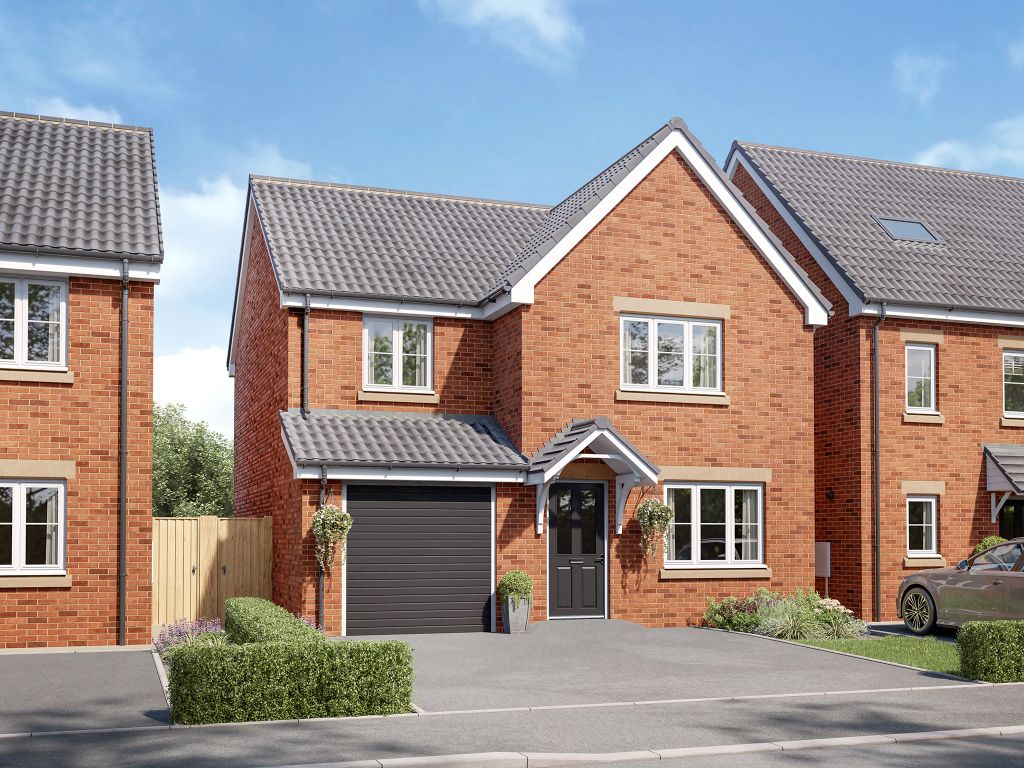 New home, 4 bed detached house for sale in "The Burnham" at Shepherd