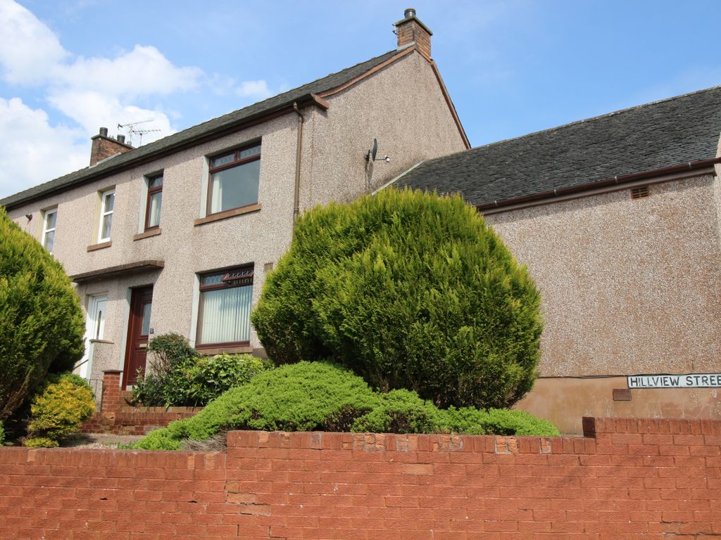 2 bed end terrace house for sale in Hillview Street, Lockerbie DG11, £