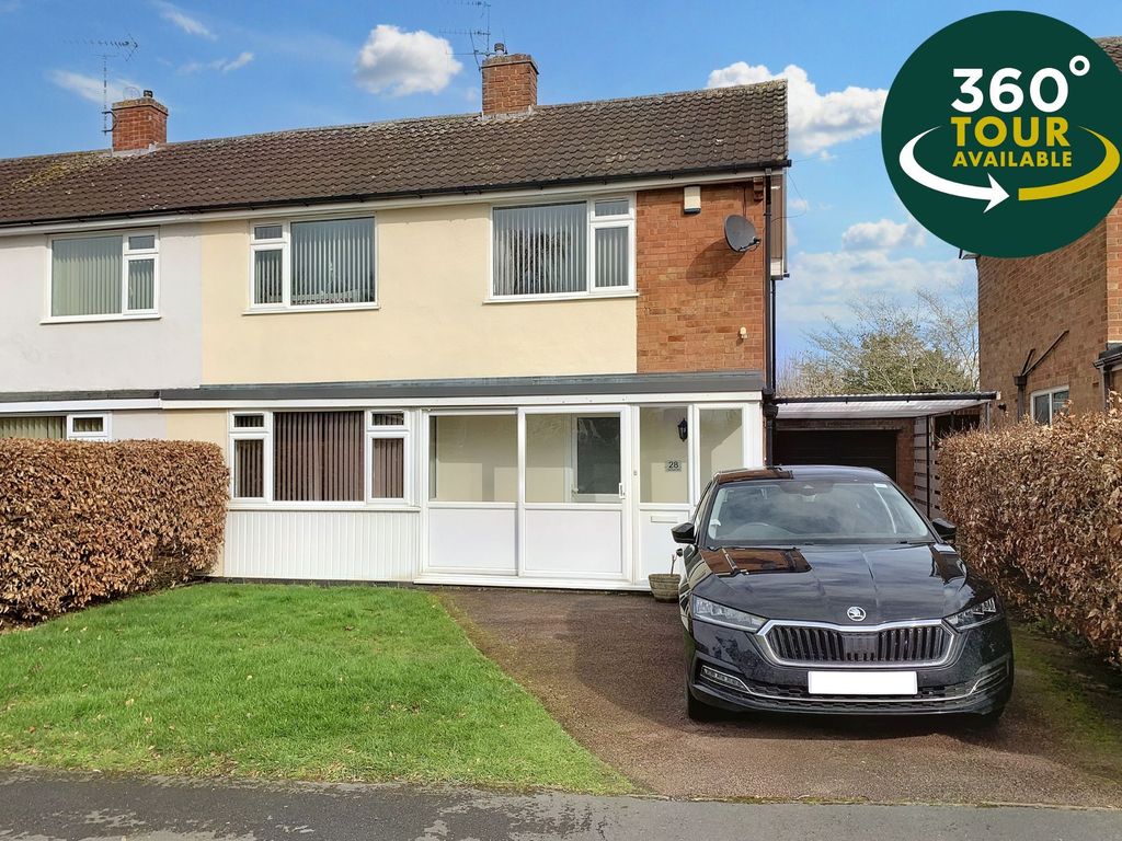 3 bed semidetached house for sale in Vandyke Road, Oadby, Leicester