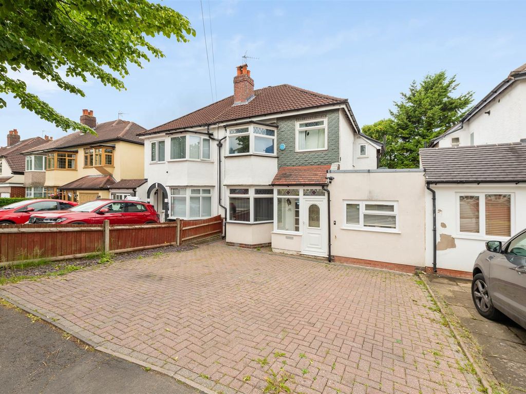 3 bed semidetached house for sale in Egginton Road, Hall Green