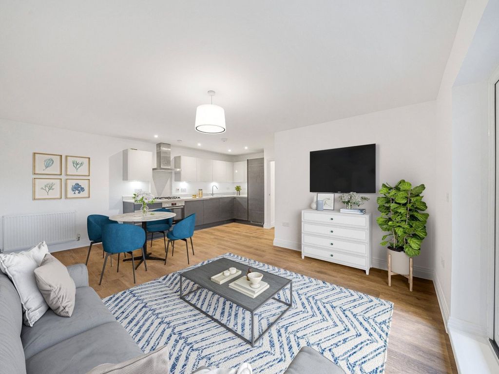 New home, 2 bed flat for sale in Garrett Crescent, Chertsey, Surrey