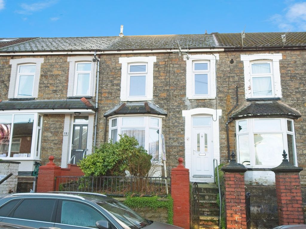 3 bed terraced house for sale in Aubrey Road, Porth CF39, £130,000 Zoopla