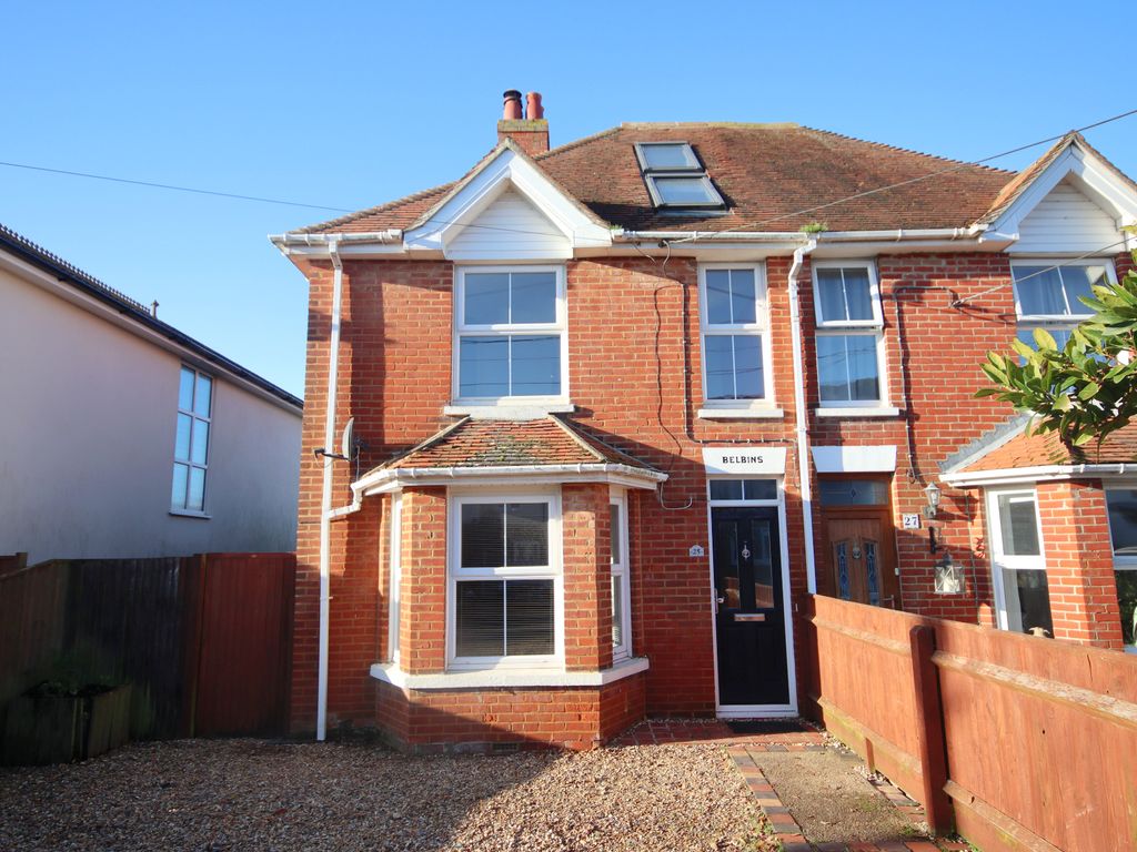4 bed semidetached house for sale in Carrington Lane, Lymington SO41
