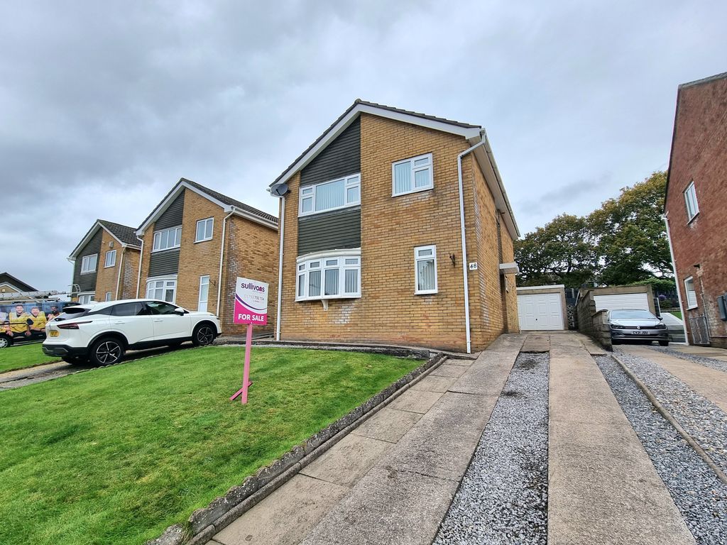 4 bed detached house for sale in Rhodfa'r Eos, Cwmrhydyceirw, Swansea