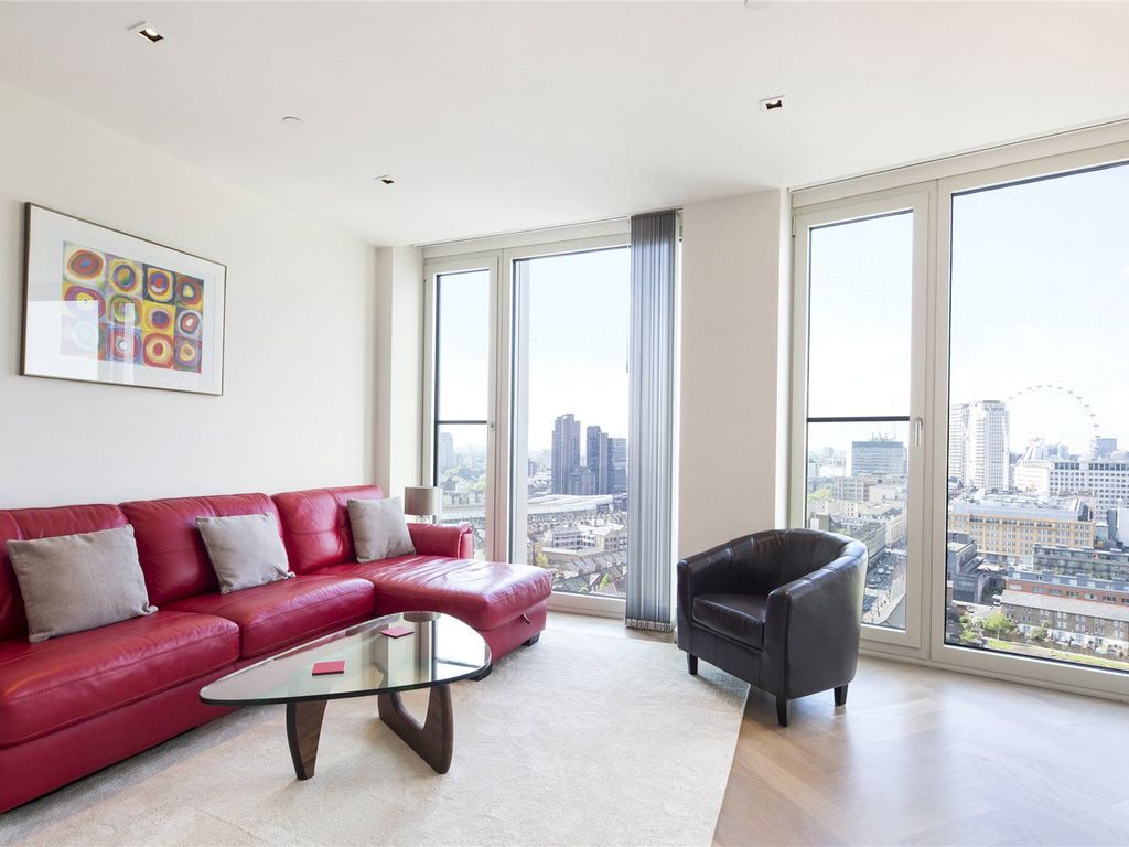 1 bed flat to rent in South Bank Tower, Upper Ground, London SE1, £