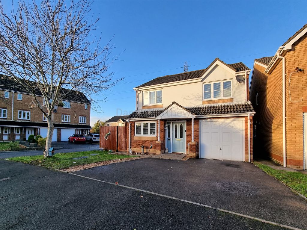 4 bed detached house for sale in Maes Dewi Pritchard, Brackla, Bridgend