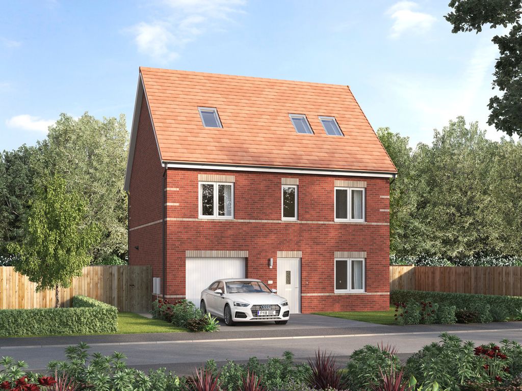 New home, 4 bed detached house for sale in "Tidebridge" at Flass Lane