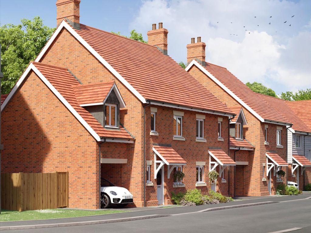 New home, 3 bed terraced house for sale in Mytchett Road, Nr Camberley