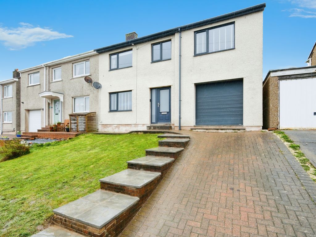 4 bed semidetached house for sale in Balmoral Road, Whitehaven CA28, £