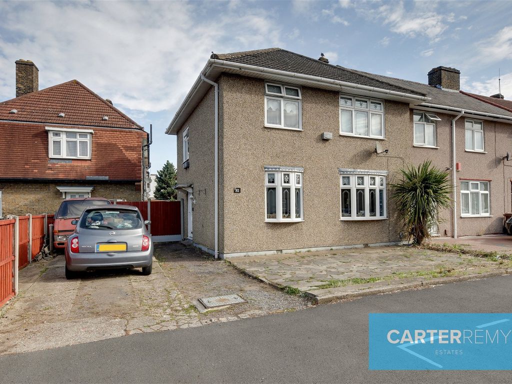 3 bed semidetached house for sale in Lindsey Road, Dagenham RM8, £