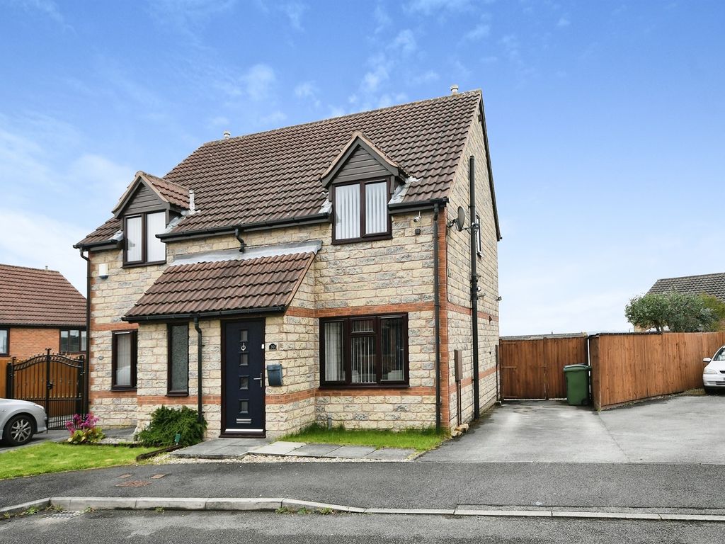2 bed semidetached house for sale in Blue Bell Close, Inkersall