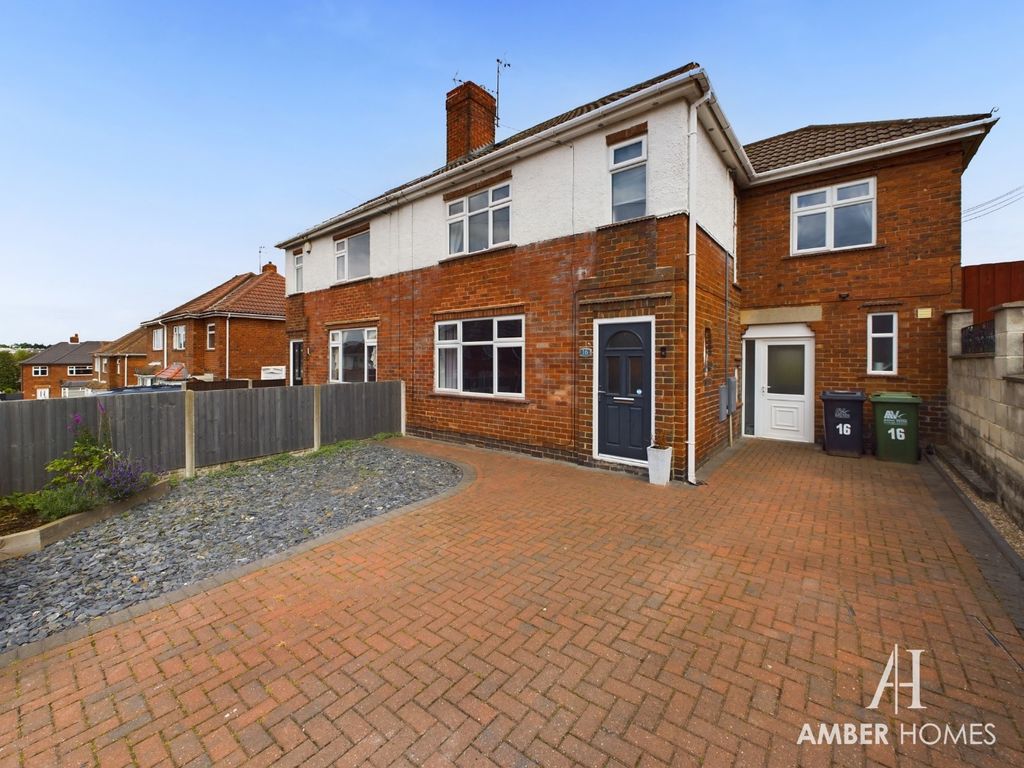 3 bed semidetached house for sale in Brookvale Avenue, Codnor, Ripley