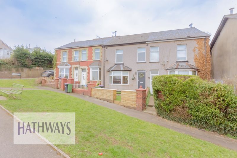 3 bed terraced house for sale in Lowlands Road, Pontnewydd, Cwmbran