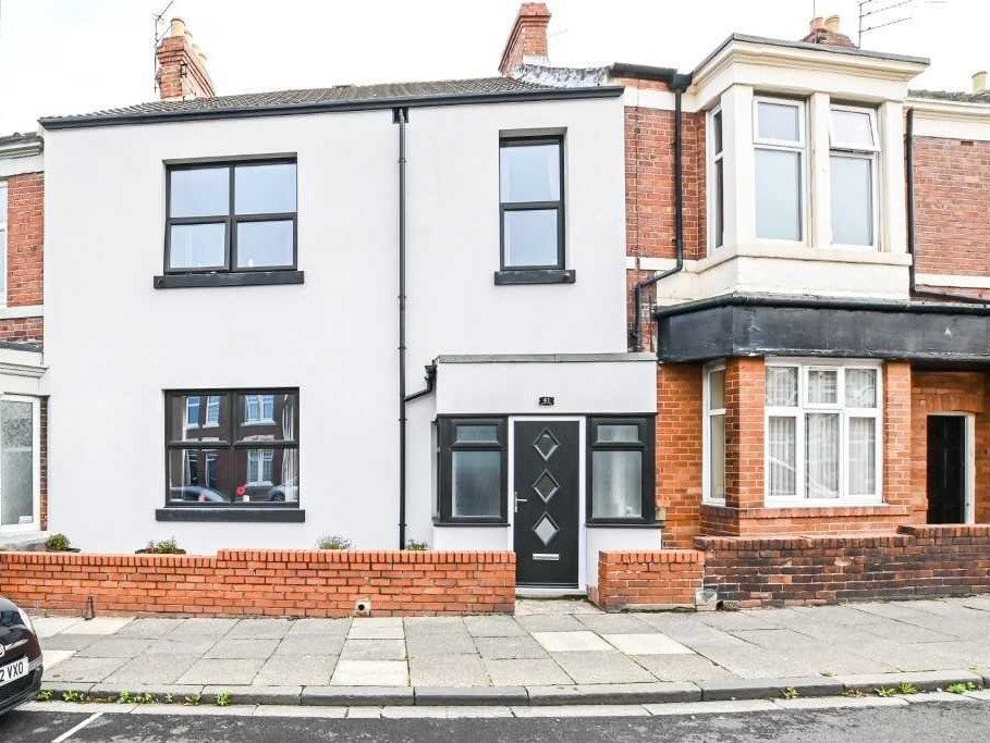 4 bed terraced house for sale in John Street, Cullercoats, North