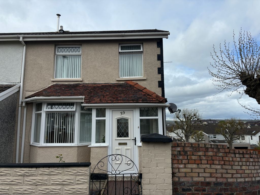 2 bed end terrace house for sale in Coronation Road, Llanelli SA15, £