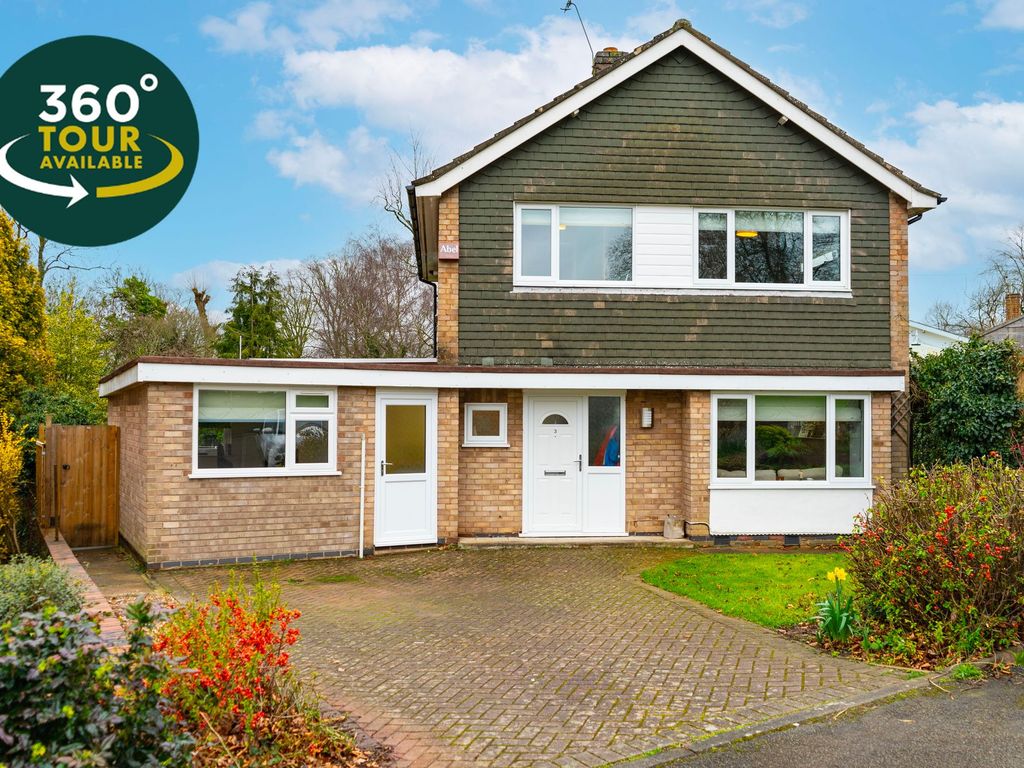 3 bed detached house for sale in Hermitage Close, Oadby, Leicester LE2