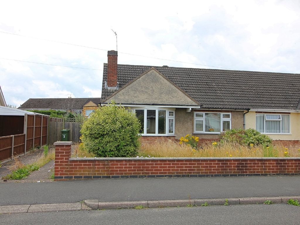 2 bed semidetached bungalow for sale in Durham Drive, Wigston LE18