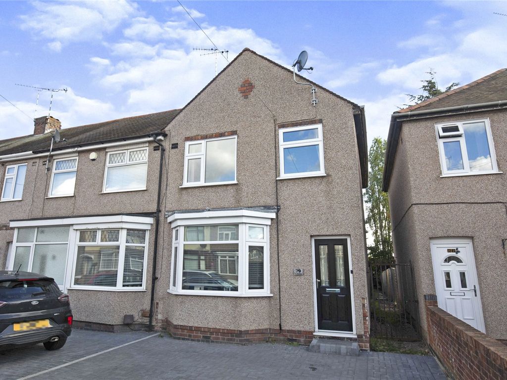 3 bed end terrace house for sale in Eastcotes, Coventry CV4, £215,000