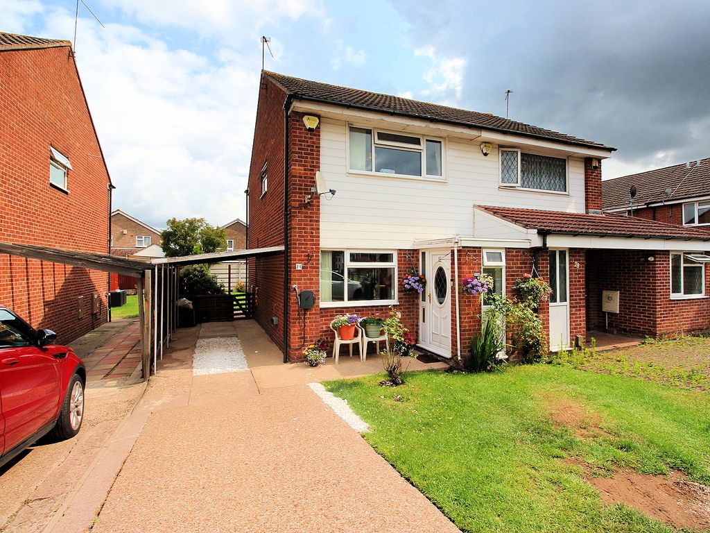 2 bed semidetached house for sale in Huggett Close, Rushey Mead LE4, £