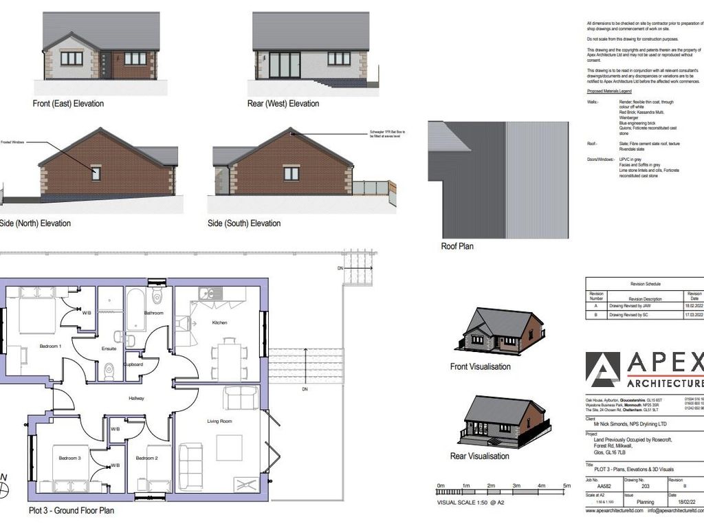 New home, 3 bed bungalow for sale in Forest Road, Milkwall, Coleford
