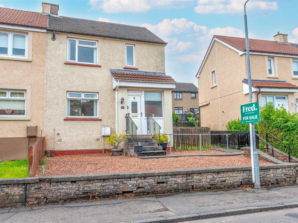 2 bed end terrace house for sale in North Dryburgh Road, Wishaw ML2, £