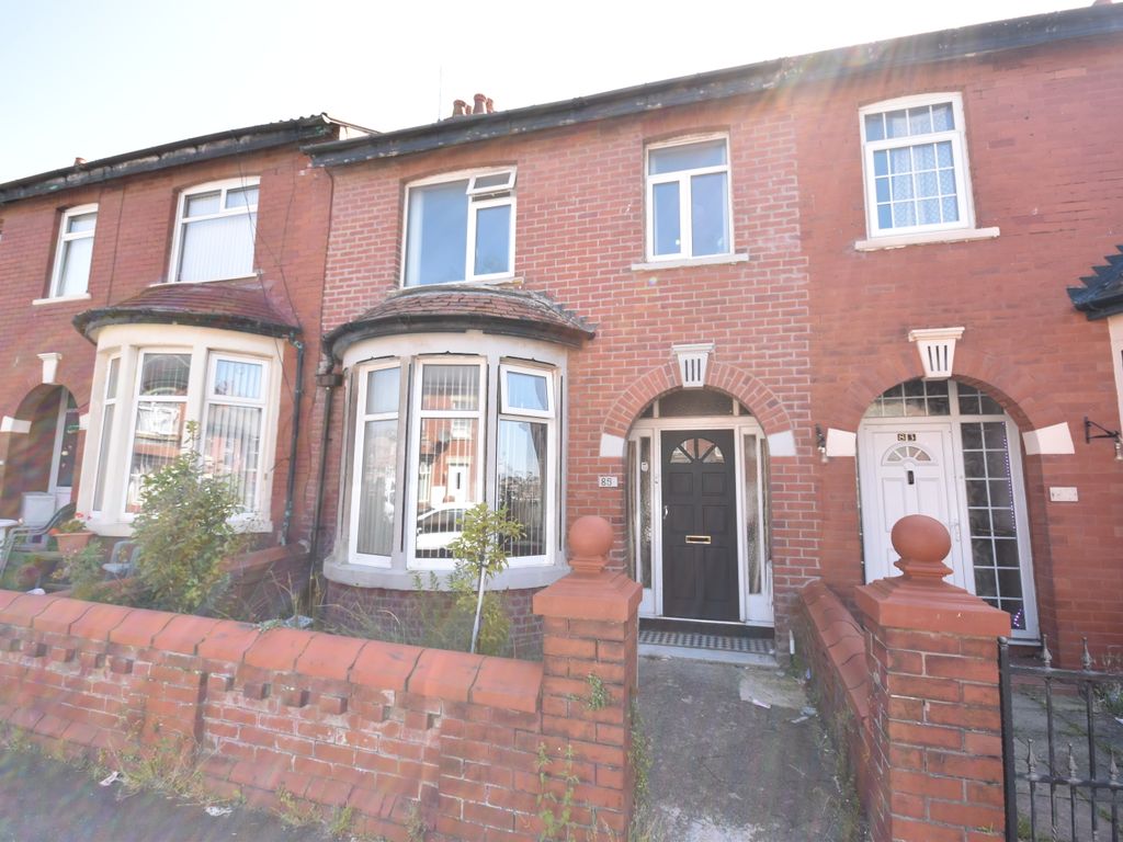 3 bed terraced house for sale in Keswick Road, Blackpool FY1, £120,000