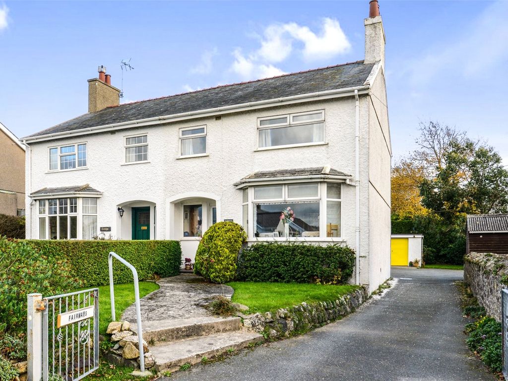 4 bed semidetached house for sale in Lon Sarn Bach, Abersoch, Gwynedd