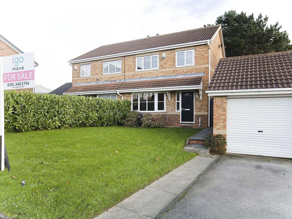 3 bed semidetached house for sale in Willerby Grove, Peterlee SR8, £