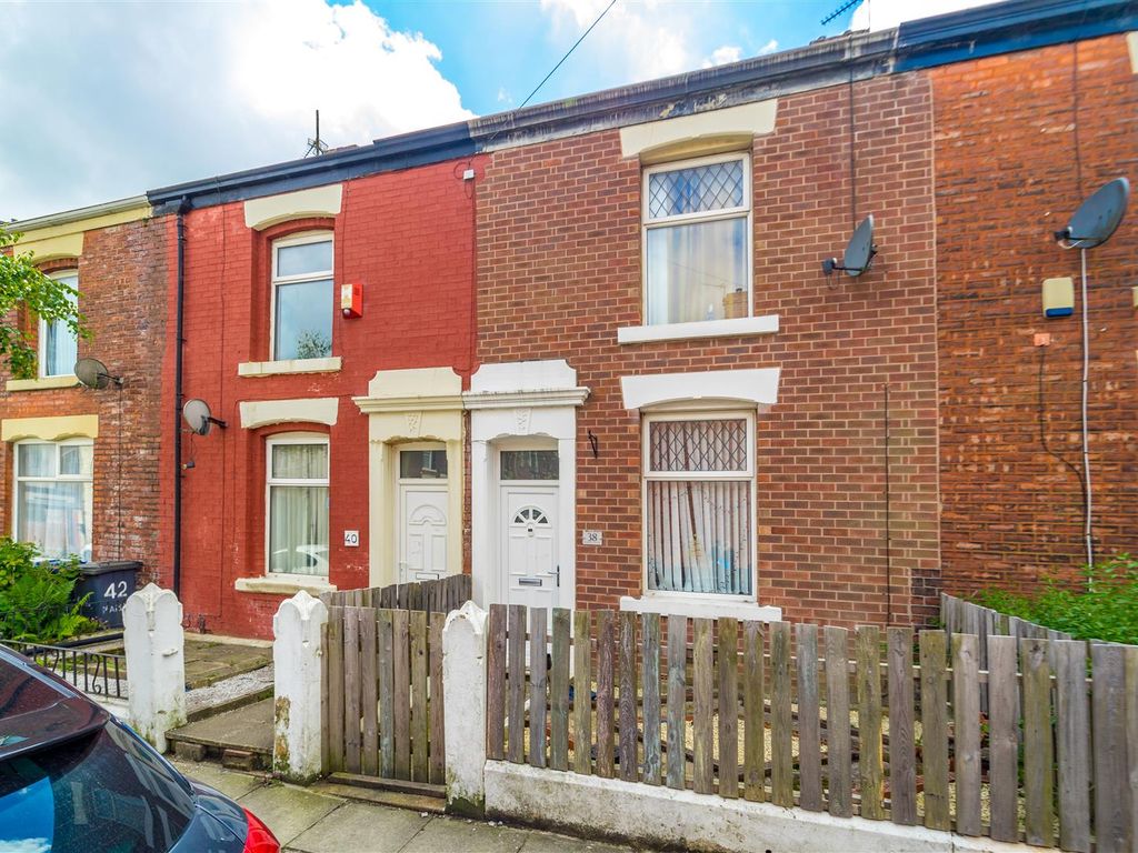 2 bed terraced house for sale in Marlton Road, Blackburn BB2, £110,000