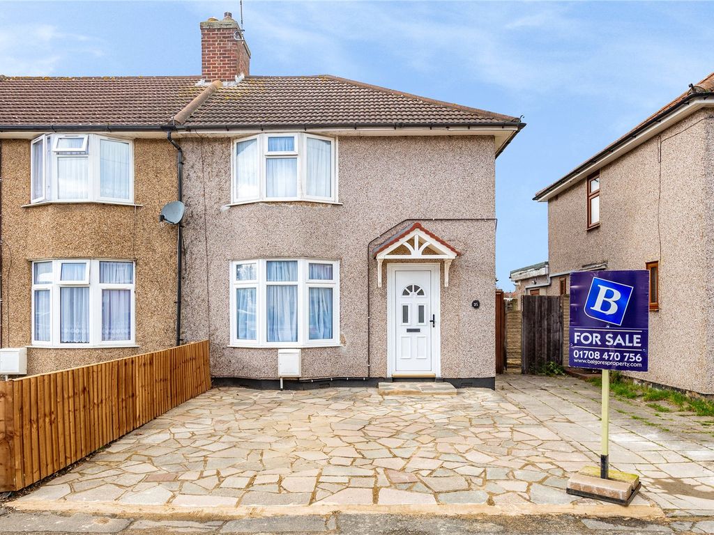3 bed end terrace house for sale in Monmouth Road, Dagenham RM9, £