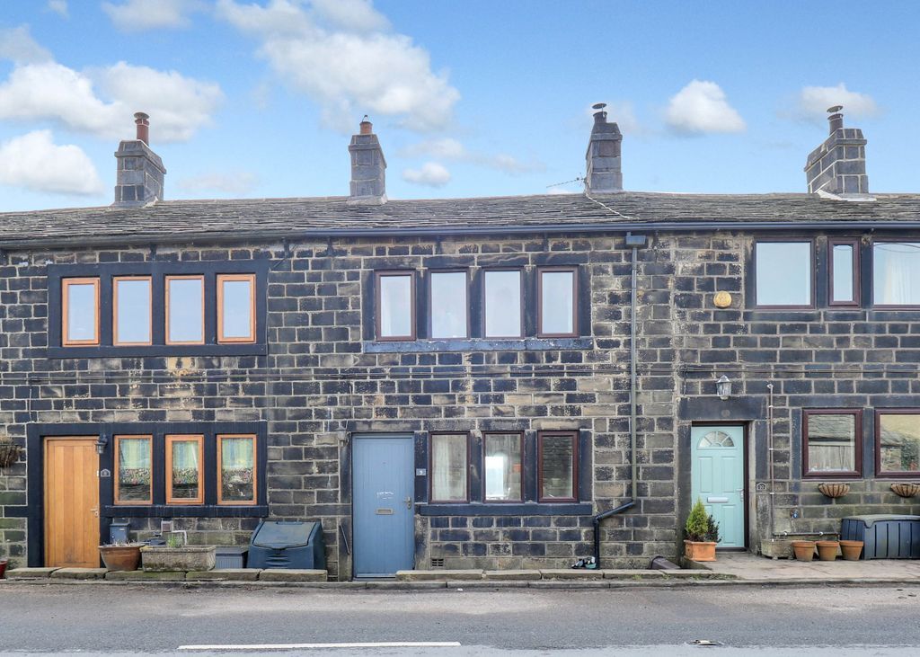 2 bed terraced house for sale in Knowle Top, Colden, Hebden Bridge HX7