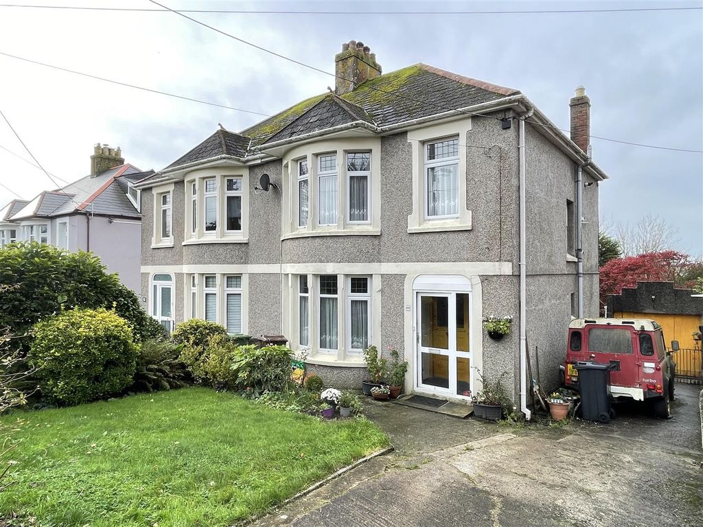 3 bed semidetached house for sale in Porthpean Road, St Austell, St