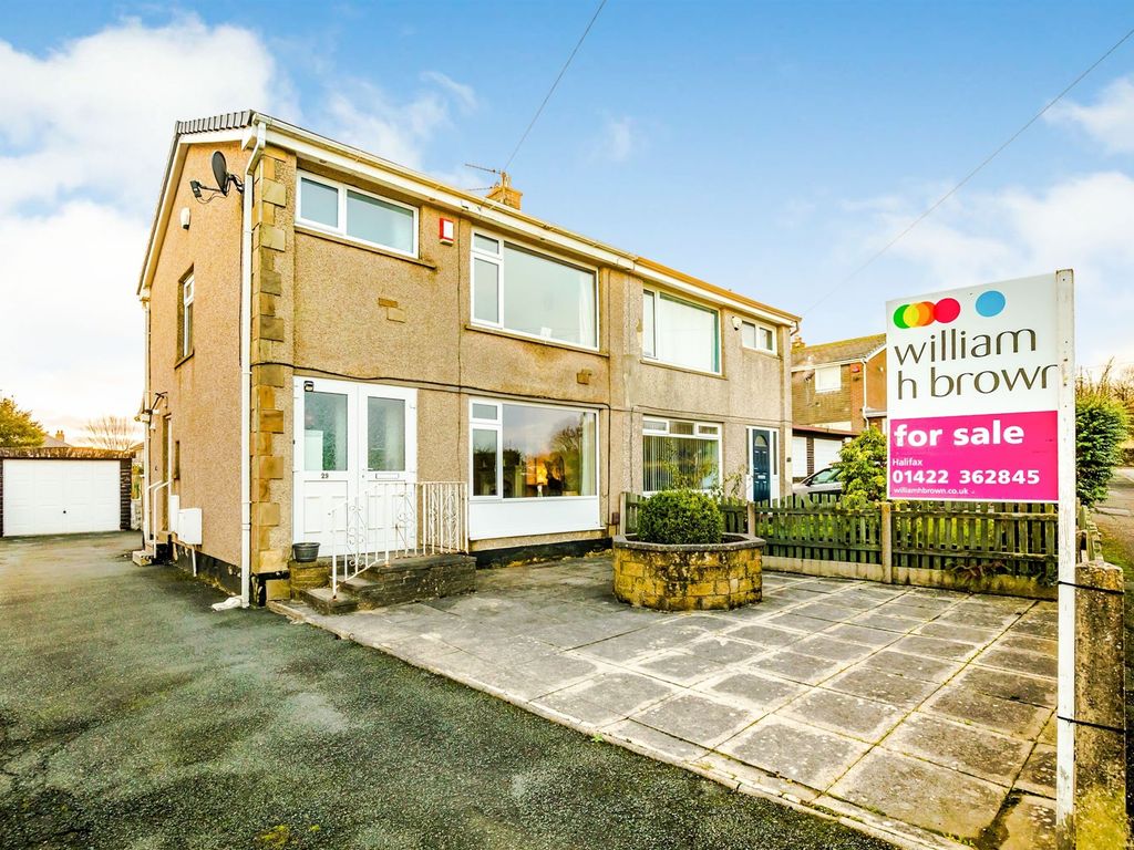 3 bed semidetached house for sale in Green Lane, Bradshaw, Halifax HX2
