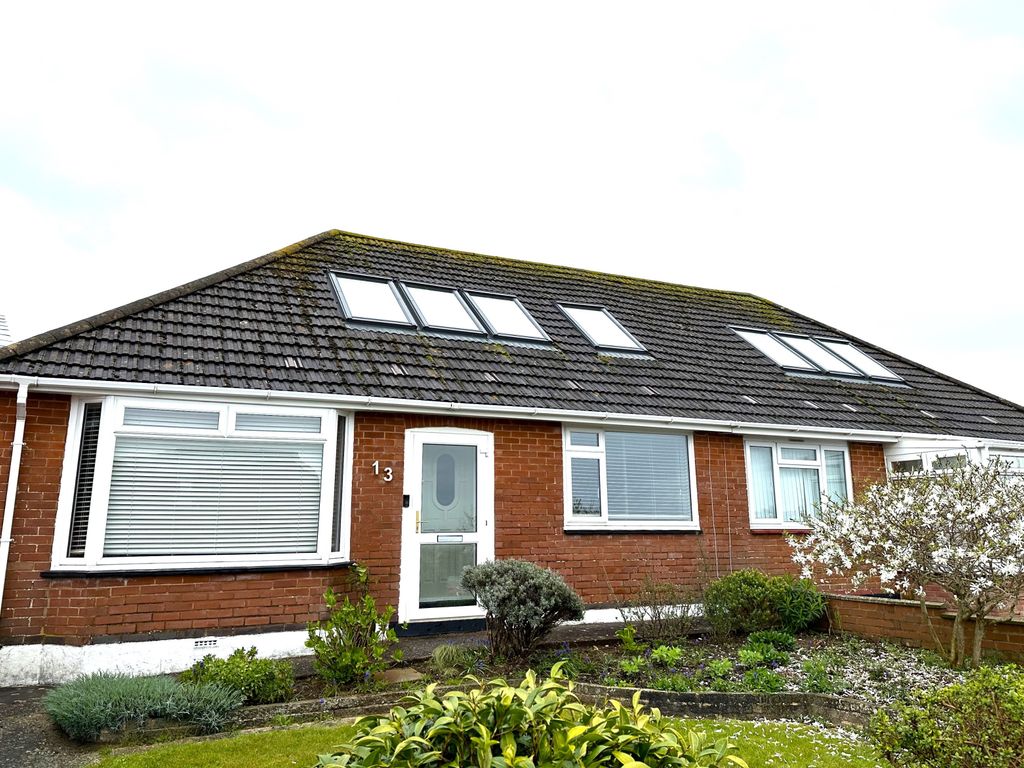 2 bed semidetached bungalow for sale in Willow Avenue, Exmouth EX8, £