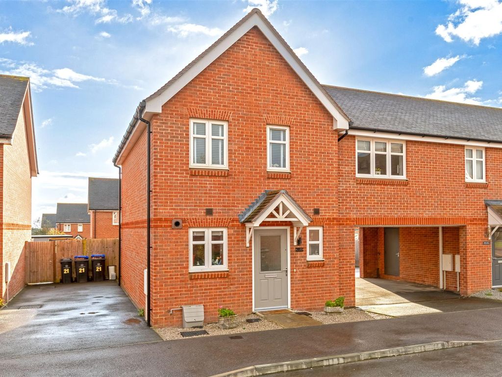 2 bed semidetached house for sale in Lupin Spinney, Worthing BN13, £