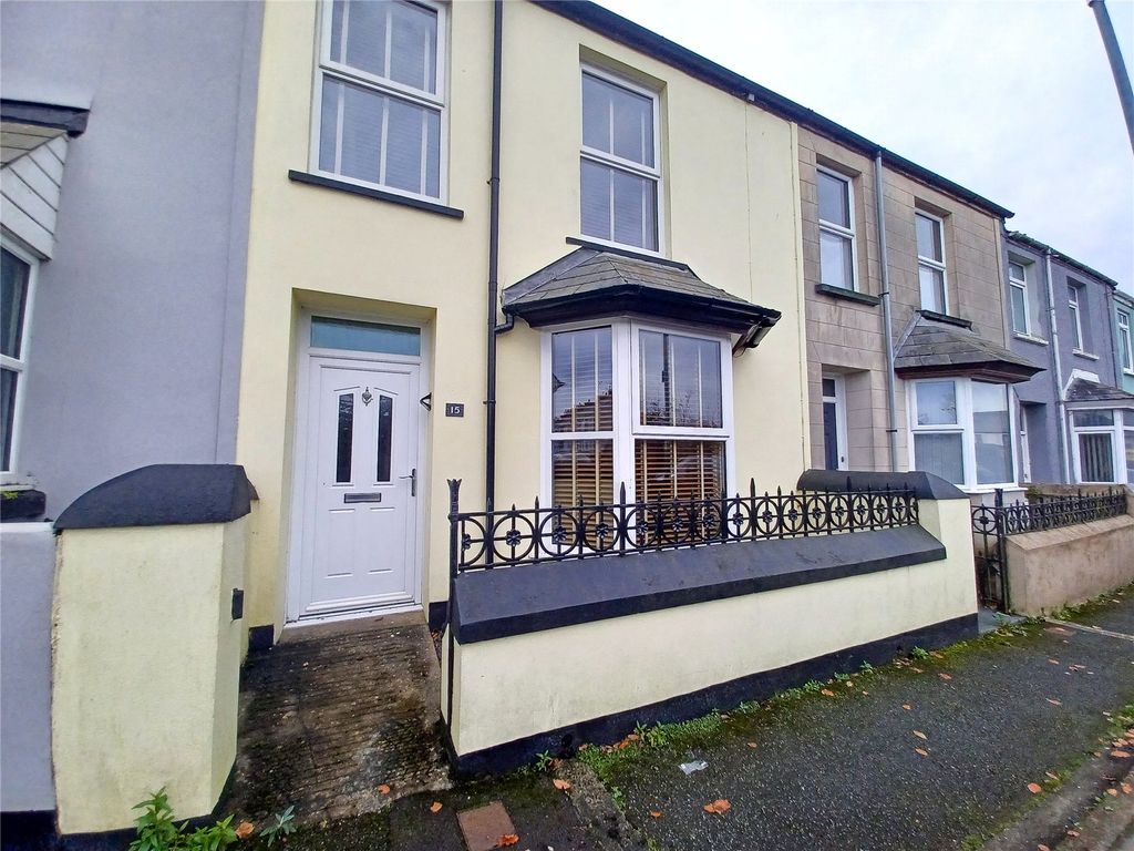 3 bed terraced house for sale in John Street, Neyland, Milford Haven
