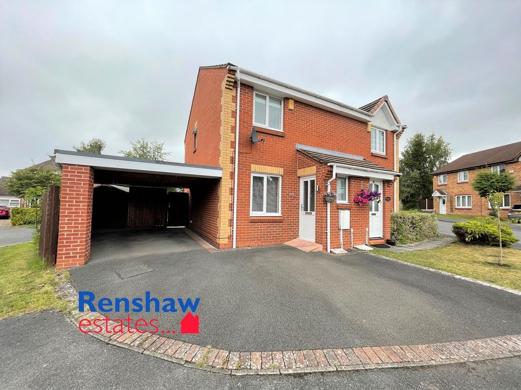 2 bed semidetached house for sale in Harlech Close, Shipley View