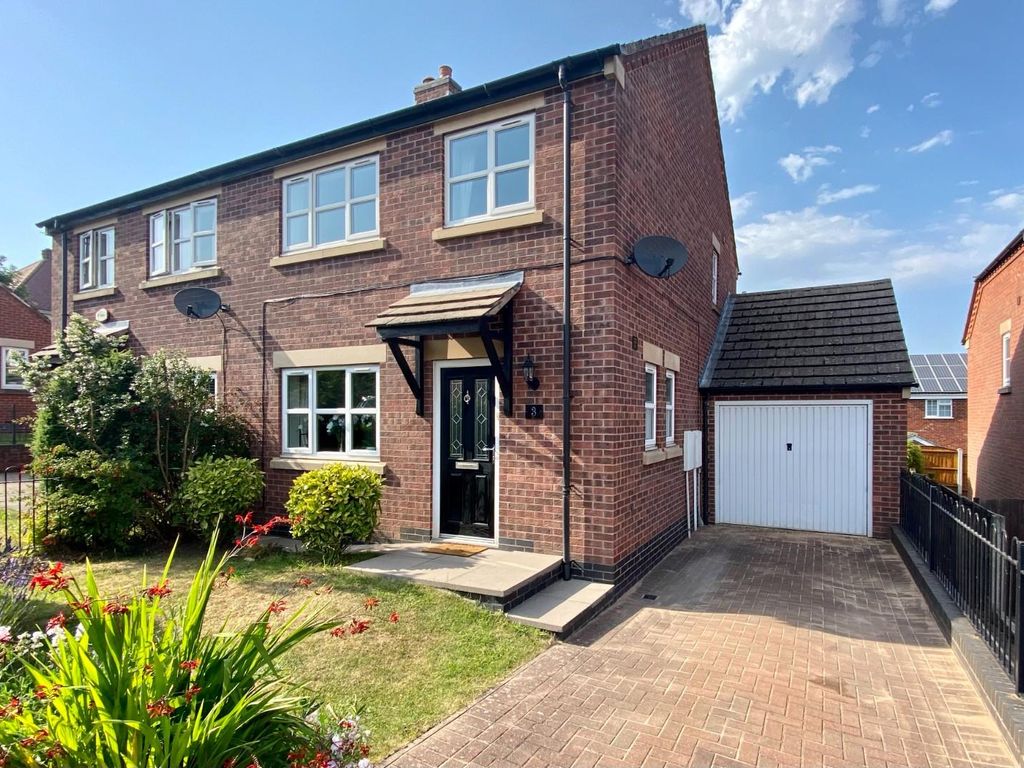 3 bed semidetached house for sale in Meadow End, Wirksworth, Matlock