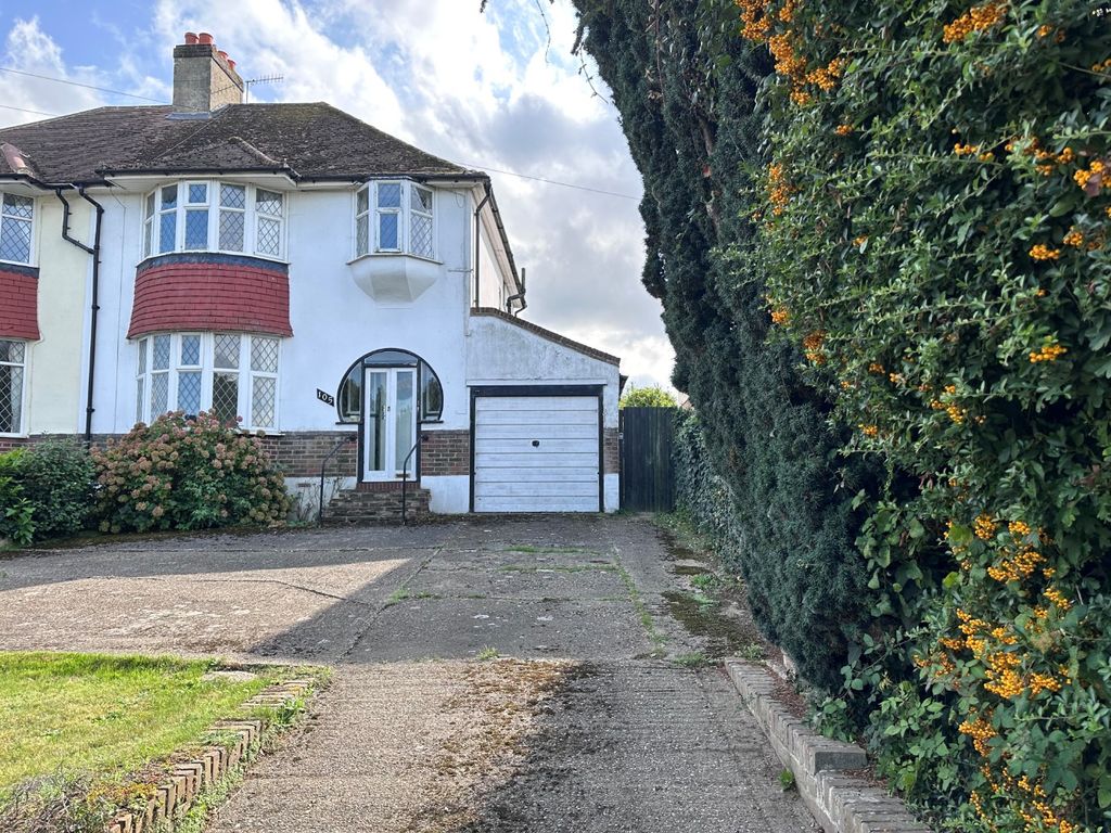 3 bed semidetached house for sale in Thanington Road, Canterbury, Kent